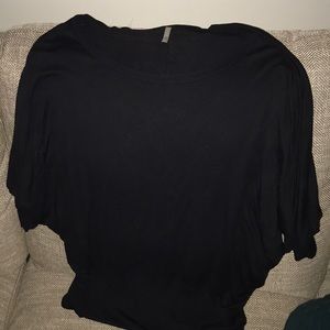 Black soft tunic